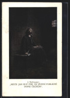 AK J. Mathauser, Mistr Jan Hus Pise Ve Vezeni Posledni Dopis Cechum  - Sonstige & Ohne Zuordnung