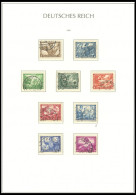 SAMMLUNGEN O,**,* , 1933-45, Bis Auf Block 2 Und 3 In Den Hauptnummern Komplette Sammlung Im Neuwertigen Leuchtturm Falz - Other & Unclassified