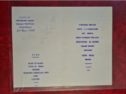 Menus 1968 CLASSE 1923 RESTAURANT MARTIN PROPRIETAIRE BERNARD VEAUVILLE - Menükarten