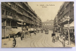 LILLE (59) : Rue Faidherbe La Gare - ELD - Tramway - Tramways