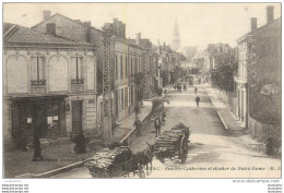 BERGERAC RUE SAINTE CATHERINE ET CLOCHER DE NOTRE DAME - Bergerac