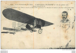 AEROPLANE BLERIOT  N°11  EN PLEIN VOL - ....-1914: Précurseurs