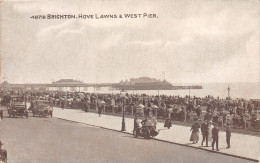 RU ANGLETERRE BRIGHTON HOVE LAWNS & WEST PIER - Autres & Non Classés