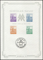 SBZ - Westsachsen, 1946, Bl. 5 S X, Ohne Gummi - Autres & Non Classés