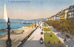 SUISSE GENEVE QUAI DES EAUX VIVES - Autres & Non Classés