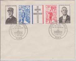 France Bande 1698A Exposition De Gaulle Paris 11 Novembre 1971 - Commemorative Postmarks