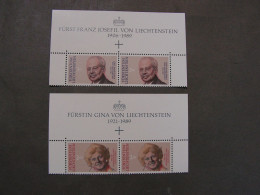 Liechtenstein 1990 Mi. 988-989   ** MNH - Unused Stamps