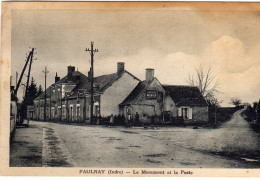 Paulnay Le Monument Et La Poste - Sonstige & Ohne Zuordnung