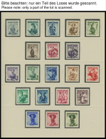 SAMMLUNGEN **, 1945-64, In Den Hauptnummern (ab Mi.Nr. 697) Komplette Postfrische Prachtsammlung Incl. Portomarken Im SA - Sammlungen