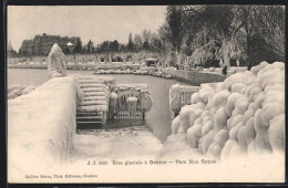 AK Genève, Bise Glaciale, Parc Mon Repos  - Genève