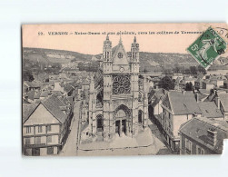 VERNON : Notre-Dame Et Vue Générale Vers Les Collines De Vernonnet - état - Vernon