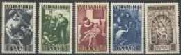 SAARLAND 267-71 **, 1949, Volkshilfe, Postfrischer Prachtsatz, Mi. 120.- - Sonstige & Ohne Zuordnung
