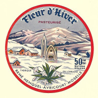 ETIQU. FLEUR D'HIVER René Henquel Avricourt Moselle - Fromage