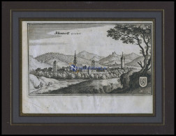 ALLENDORF, Gesamtansicht, Kupferstich Von Merian Um 1645 - Prints & Engravings