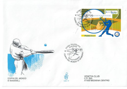 ITALIA  2009 FDC VENETIA BUSTONE N. 1533 COPPA DEL MONDO DI BASEBALL - FDC