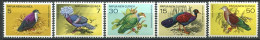 130 PAPOUASIE NOUVELLE GUINEE 1977 - Yvert 323/27 - Oiseau Pigeon - Neuf **(MNH) Sans Charniere - Papua New Guinea