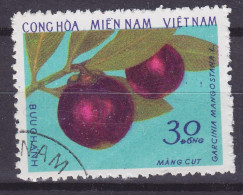 Vietcong Vietnam 1976 Mi. 62, 30 D Fruit Früchte Mango Mangostane (o) - Vietnam