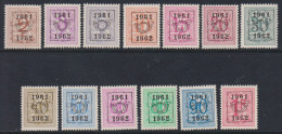 Belgique: COB N° PRE 712/24 Série 54: Neuf(s), **, MNH, Sans Charnière. TTB !! - Typos 1951-80 (Chiffre Sur Lion)