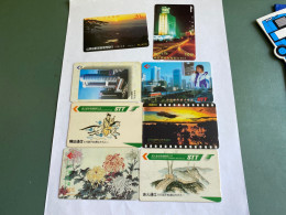 - 10 - China Magnetic & Tamura 8 Different Phonecards - Chine