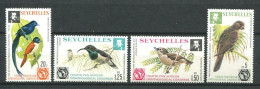 130 SEYCHELLES 1976 - Yvert 351/54 - Oiseau - Neuf **(MNH) Sans Charniere - Seychelles (1976-...)