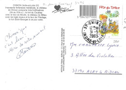 TIBRE N° 3467 -  FETE DU TIMBRE - TARIF 1 1 02 / 31 5 03 -  DERNIER JOUR DU TARIF - SEUL SUR LETTRE - 31 05 2003 - Postal Rates