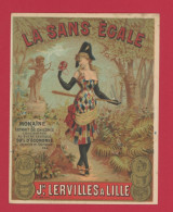 Lille, J. Lervilles, Jolie Chromo Imp. Henri Laas, Jeune Femme, Médailles - Other & Unclassified