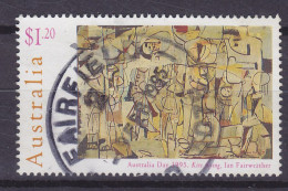 Australia 1995 Mi. 1454, 1.20 $ Nationalfeiertag Gemälde Painting Kite Flying Von Ian Faitweater Deluxe FAIRFIELD Cancel - Used Stamps