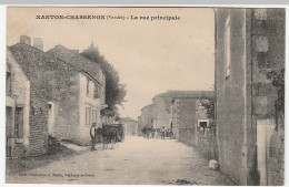 Vendée / Xanton Chassenon, Rue Principale Et Cachet Perlé St Florent Des Bois - Sonstige & Ohne Zuordnung