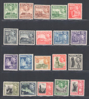 1938-43 MALTA, Stanley Gibbons N. 218/31 - MNH** - Autres & Non Classés