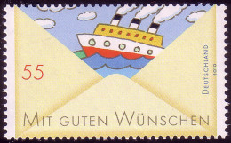 2787 Post Grußmarke - Schiff ** - Neufs