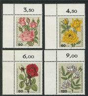 680-683 Wofa Gartenrosen 1982, Ecke O.l. Satz ** - Unused Stamps