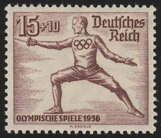 614 Olympische Sommerspiele 15+10 Fechter ** - Neufs