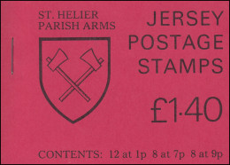 Jersey Markenheftchen 0-21, St. Helier Parish Arms, ** - Jersey