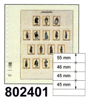 LINDNER-T-Blanko-Blätter Nr. 802 401 - 10er-Packung - Vierges