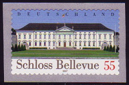 2604 Schloß Bellevue Selbstklebend, Mit Zählnummer, Postfrisch - Roulettes