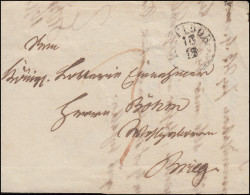 Preußen Vorphilatelie Faltbrief Einkreis RATIBOR 16.12.1838 Nach Brieg 17.12. - Prephilately