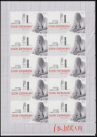 2421 Egon Eiermann - Zehnerbogen Im Blister ** Postfrisch - Unused Stamps