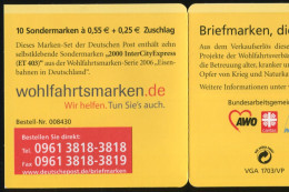 64 Lb MH Eisenbahn, Mit Kleinem, Roten Aufkleber / Label, Postfrisch ** - 2001-2010