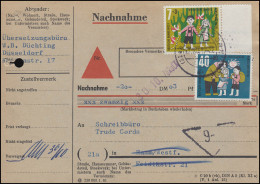 369+372 Märchen Hänsel Und Gretel Auf NN-Karte DÜSSELDORF 27.10.1961 - Autres & Non Classés