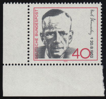 738 Kurt Schumacher ** Ecke U.l. - Unused Stamps