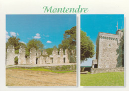 MONTENDRE LE CHATEAU ET SA TOUR CARREE MULTIE VUES CPM 10X15 TBE - Montendre