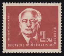 254bb Pieck 2 DM, Farbvariante Auf Normalem Papier, ** BPP-Befund Schönherr - Neufs