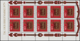 1023 T.d.B. 1979 - Gefalteter Kleinbogen Mit überbreitem Rand Links, ** - Abarten Und Kuriositäten