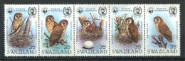 130 SWAZILAND 1982 - Yvert 399/403 - WWF Oiseau Rapace Hibou Pecheur - Neuf **(MNH) Sans Charniere - Swaziland (1968-...)