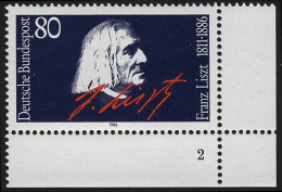 1285 Franz Liszt ** FN2 - Unused Stamps