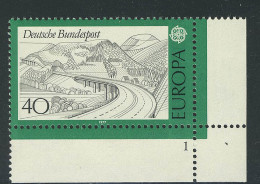 934 Europa 40 Pf Landschaften ** FN1 - Unused Stamps