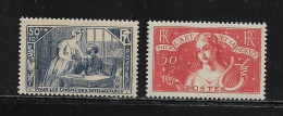FRANCE  (  FR2 -  295 )   1935  N° YVERT ET TELLIER   N°  307/308   N** - Unused Stamps
