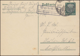 Landpost Wartekow über BELGARD (PERSANTE) SSt 26.11.35 Auf Postkarte Nach Berlin - Covers & Documents