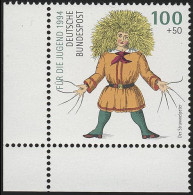 1728 Struwwelpeter 100+50 Pf ** Ecke U.l. - Ongebruikt