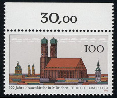 1731 Frauenkirche München ** Oberrand - Unused Stamps